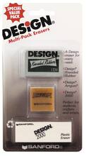 Design Art Erasers Multi Pack Kneaded Rubber Art Gum Plastic